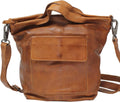 Latico Leathers Bianca Leather Tote Bag for Women (Cognac) - Made From 100% Authentic Leather Handcrafted by Artisans - Top Handle Crossbody Bag Versatile Women Purses and Handbags for Work & School