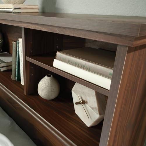 Full/Queen Bookcase Headboard, Grand Walnut Finish N5739