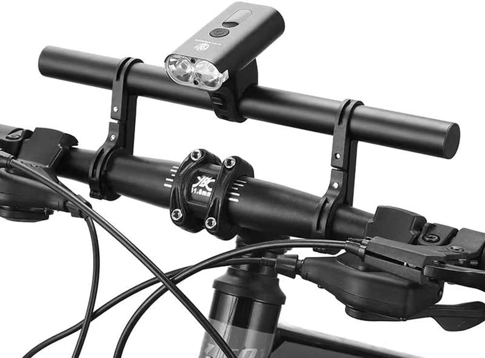 Bike Handlebar Extender, 11.8" Aluminum Extension for Mountain and Road Bikes S402