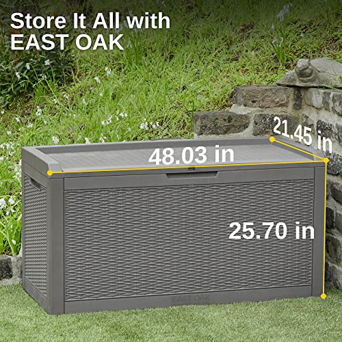 Outdoor Storage Box 31 Gallon Waterproof Resin Deck Box V3075