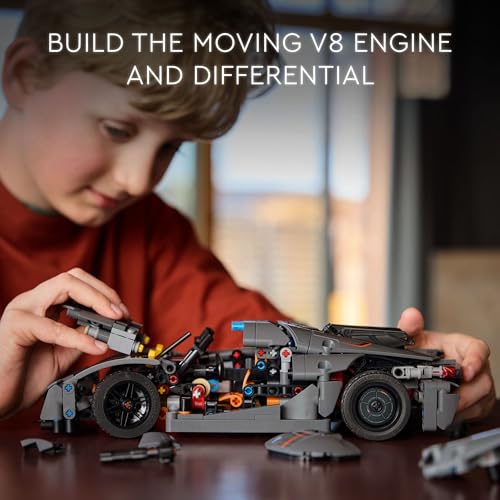 Sports Car Building Toy Set for Kids, Buildable Model Kit R61272