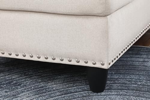 4-in-1 Convertible L Shaped Couch with Pull Out Bed and Storage Z983