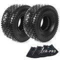 AR-PRO Heavy Duty Tire and Inner Tube Set - Universal Replacement Tires and Inner Tubes with Multiple Sizes Outer Tire Diameter - Fits on Lawn Mowers, Garden Yard Cars, Wagons and ATVs