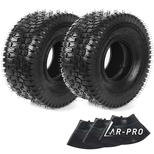 AR-PRO Heavy Duty Tire and Inner Tube Set - Universal Replacement Tires and Inner Tubes with Multiple Sizes Outer Tire Diameter - Fits on Lawn Mowers, Garden Yard Cars, Wagons and ATVs