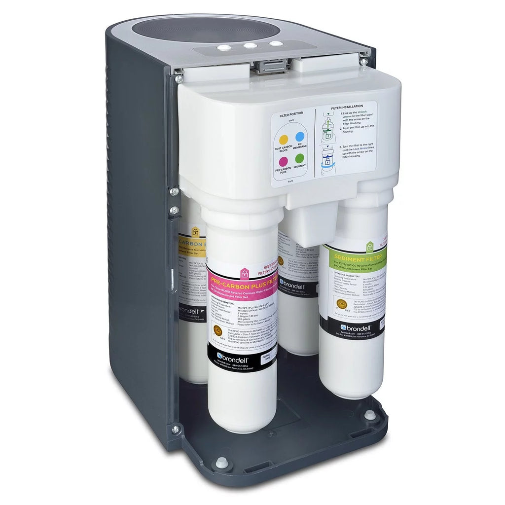 Reverse Osmosis Water Filtration System, 4 Stage, LED Faucet R7599