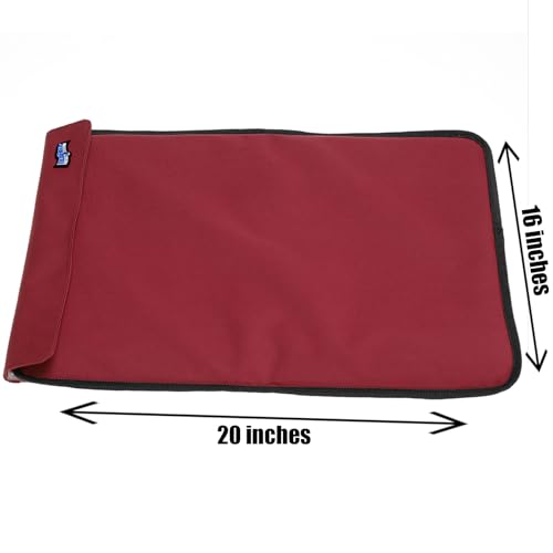 Party Mat Chiller for Cold Serving Food Buffet Cooler (19" x 15", Black, 2 Pack) B789