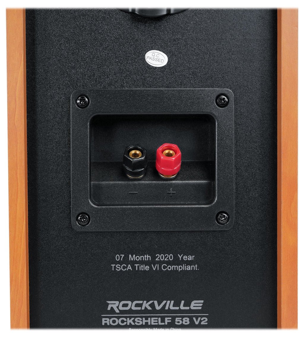 Bookshelf Speakers with Stands and Speaker Wire Z466