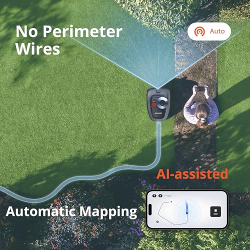 Robot Lawn Mower, RTK+Vision, Virtual Boundary, App Control G24961