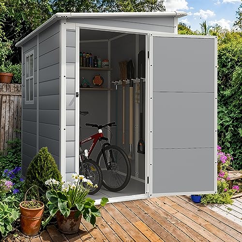 Outdoor Storage Shed 6 x 4 FT with Lockable Door H20319