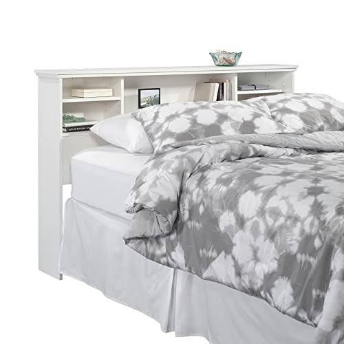 Full/Queen Bookcase Headboard, Grand Walnut Finish N5739