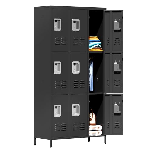 Steel Lockers for Employees, Lockable Storage Cabinet with Assembly X270