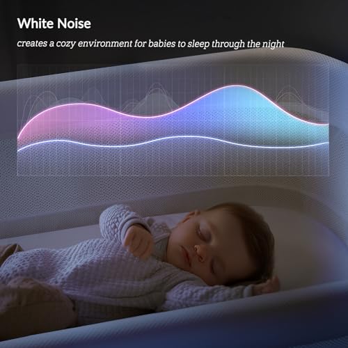 Electric Bassinet for Baby with Motion Detection and Soothing Music, Grey Z2843