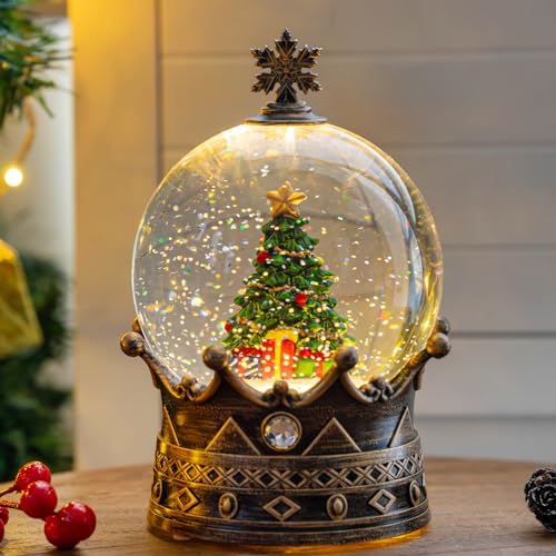 Nutcracker Snow Globe Lantern with Music and Timer Z50315