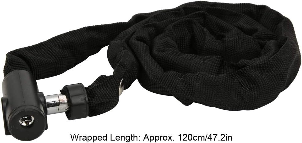 Heavy Duty Anti-Theft Bike Chain Lock, 1.2m H280
