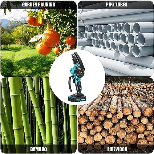 Mini Chainsaw Cordless, Handheld Pruning Saw for Tree Branches C763319