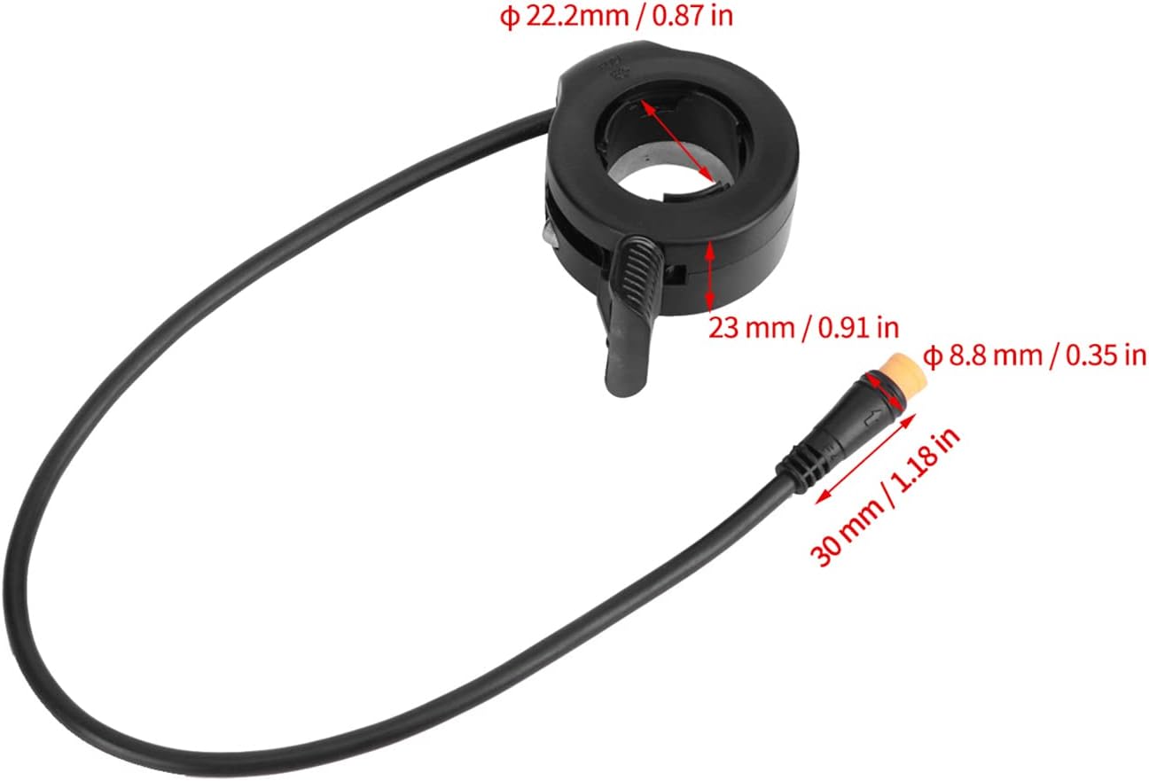 E-bike Thumb Throttle with Waterproof Connector A36634