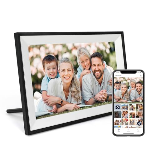 WiFi Digital Photo Frame 10.1 Inch IPS HD Touch Screen with 32GB Storage O9566