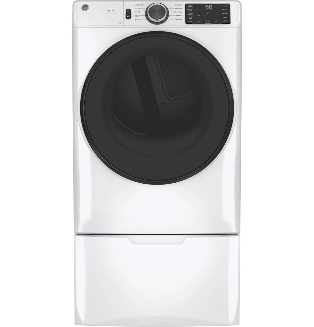 28" Wide 7.8 Cu Ft Gas Dryer - White N154