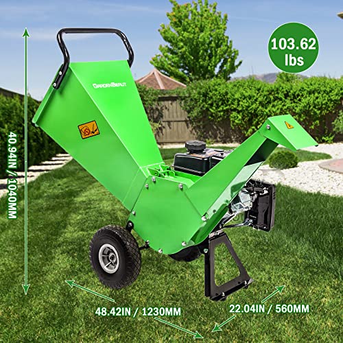 7HP Gas Wood Chipper 3 Inch Max Cutting Diameter U332458