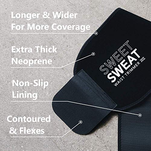Waist Trimmer for Women and Men, Sweat Band for High-Intensity Training T11398