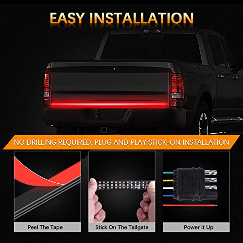 60 Inch LED Tailgate Light Bar with Reverse and Turn Signals J750361