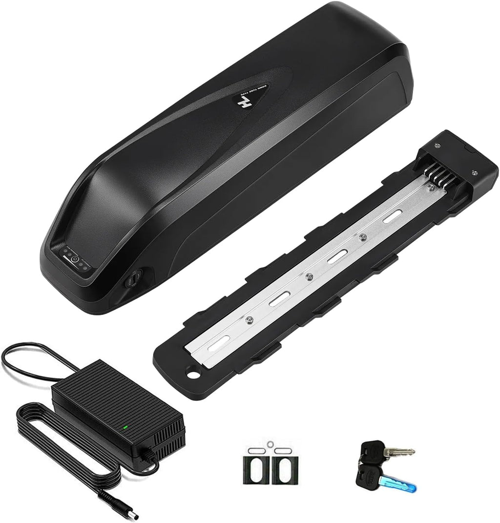 50V20Ah Hailong Lithium Downtube Batteries Li-ion Ebike Battery with 35A BMS 3A Charger for 250W-1000W Bafang Voilamart （SamsungCell）