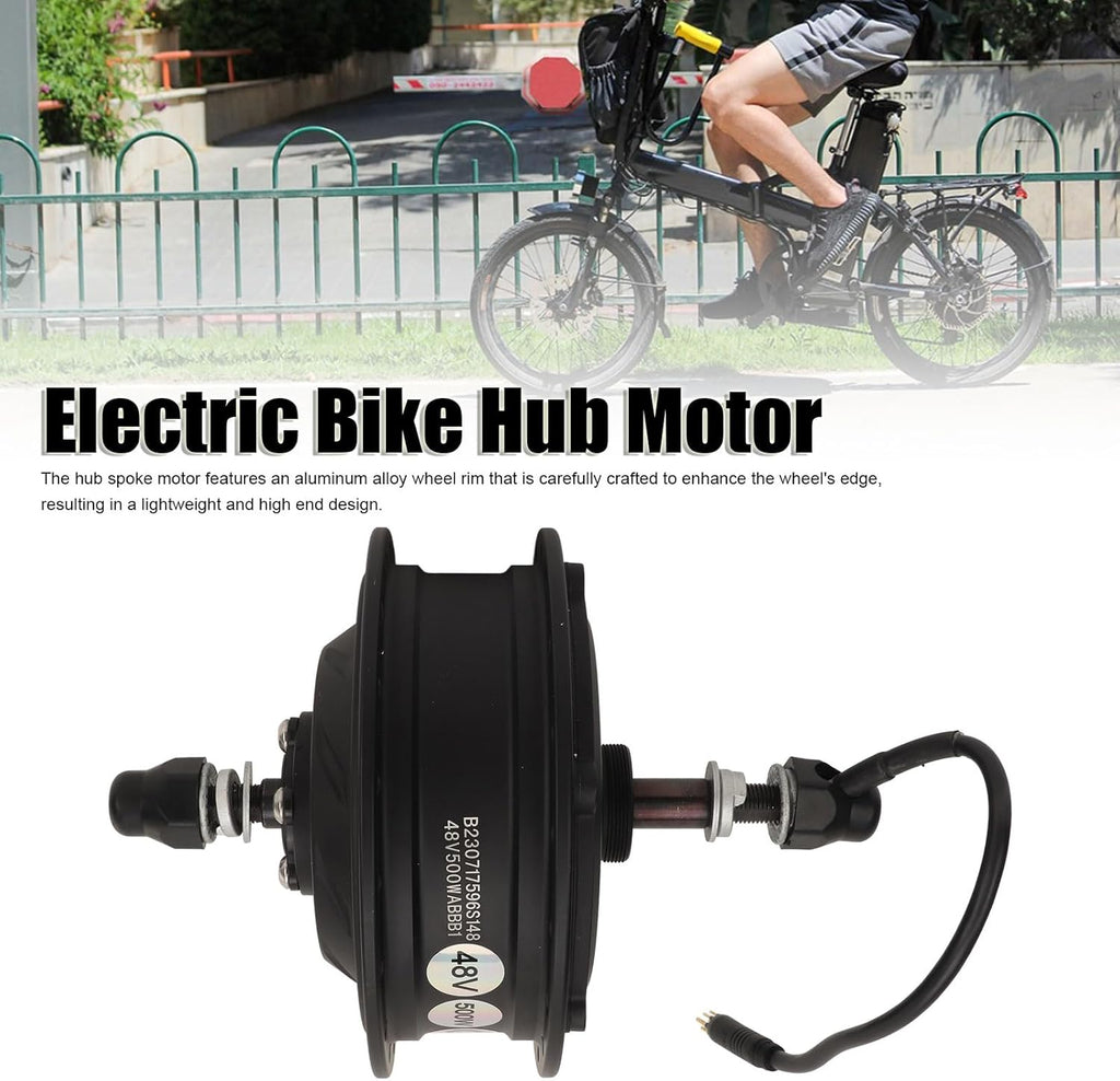 Electric Bicycle Gear Hub Motor, 48V 500W, Aluminum Alloy Wheel Rim A56595