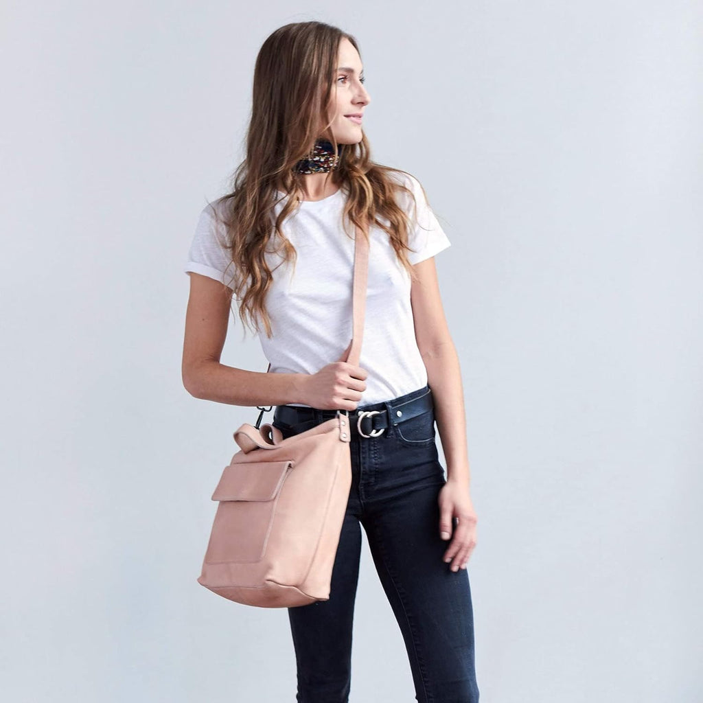 Leather Tote Bag for Women with Crossbody Strap O685954