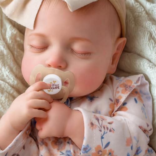 Lifelike Reborn Baby Doll 20 Inch Soft Body Sleeping Girl with Clothes and Toy Accessories N674610