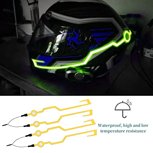 Motorcycle Helmet Light Kit, Waterproof 3 Mode LED, Blue M28715
