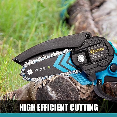 Mini Chainsaw Cordless, Handheld Pruning Saw for Tree Branches C763319