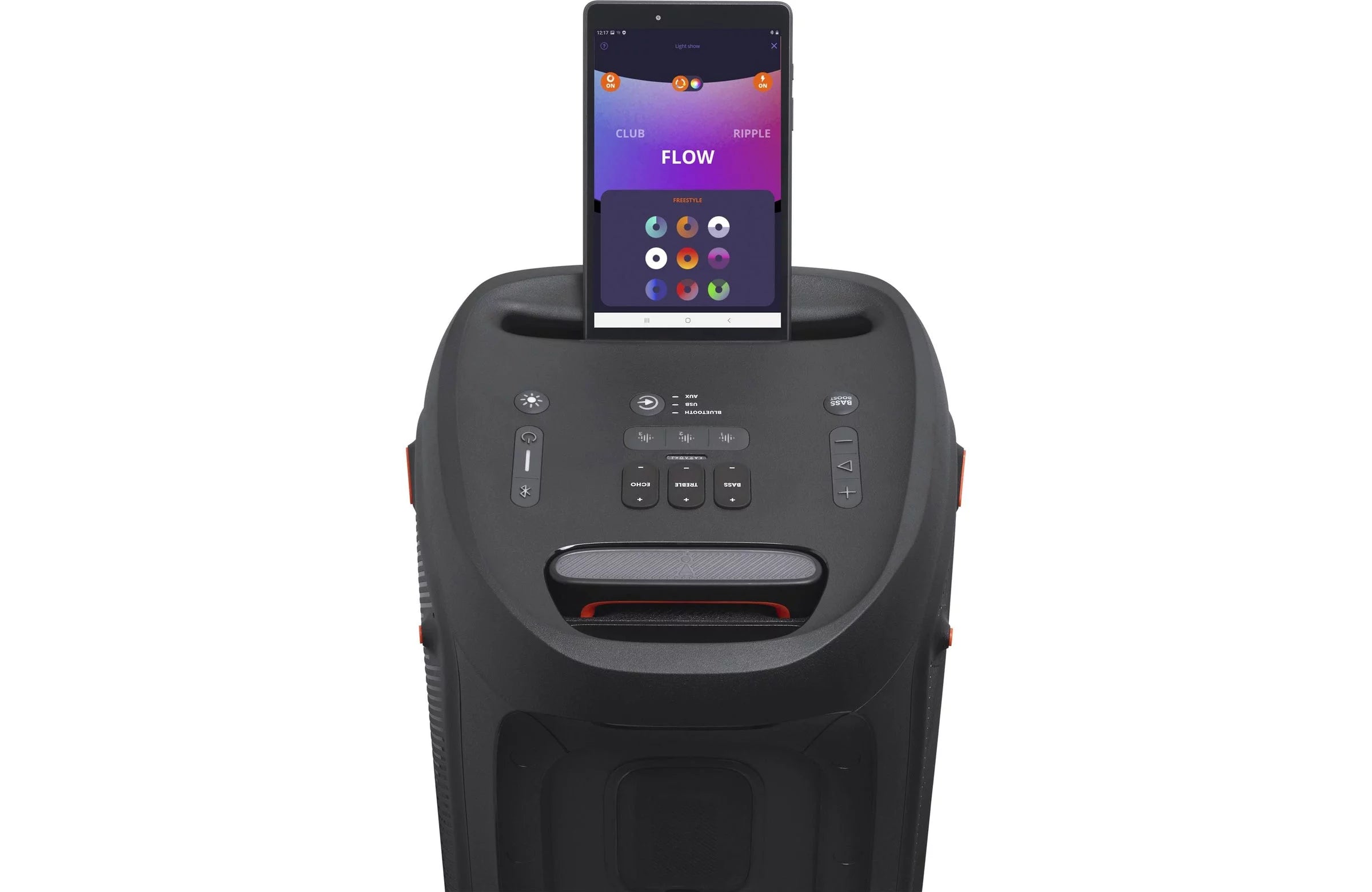 Portable Bluetooth Speaker with Long Lasting Battery and Light Show M64505