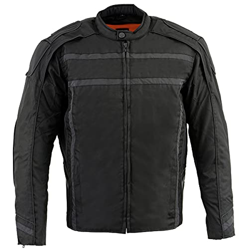 Men's Armored Textile Motorcycle Jacket O971835