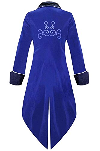 Medieval Steampunk Tailcoat Halloween Costume for Men X37438
