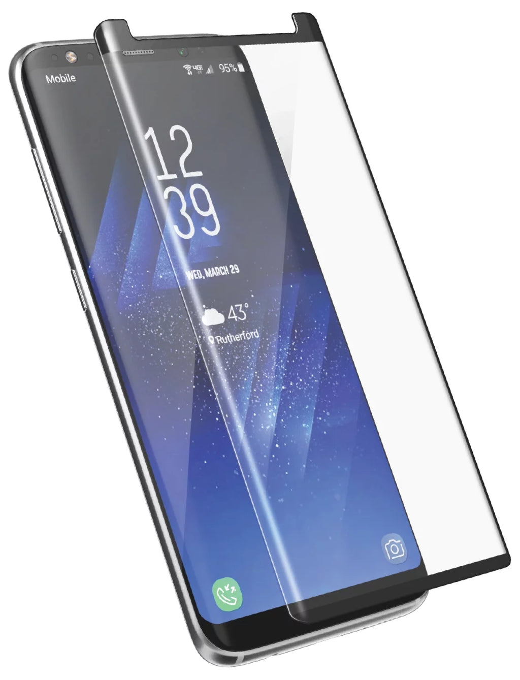 Tempered Glass Screen Protector for Galaxy S9 Plus with Applicator Q699