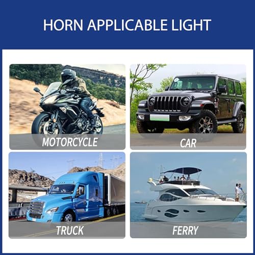 Car Air Snail Double Horn 12V Waterproof Mini Size J1325