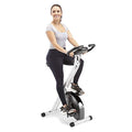 Marcy Foldable Upright Exercise Bike with Adjustable Resistance for Cardio Workout & Strength Training - Multiple Styles Available