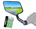 RBRL Bike Mirror New Scratch Resistant Bike Rear View Mirror, Rotatable Safe Bike Bar End Mirrors, Universal Wide View Bicycle Mirror, Automotive Grade Glass E-Bike Mirrors