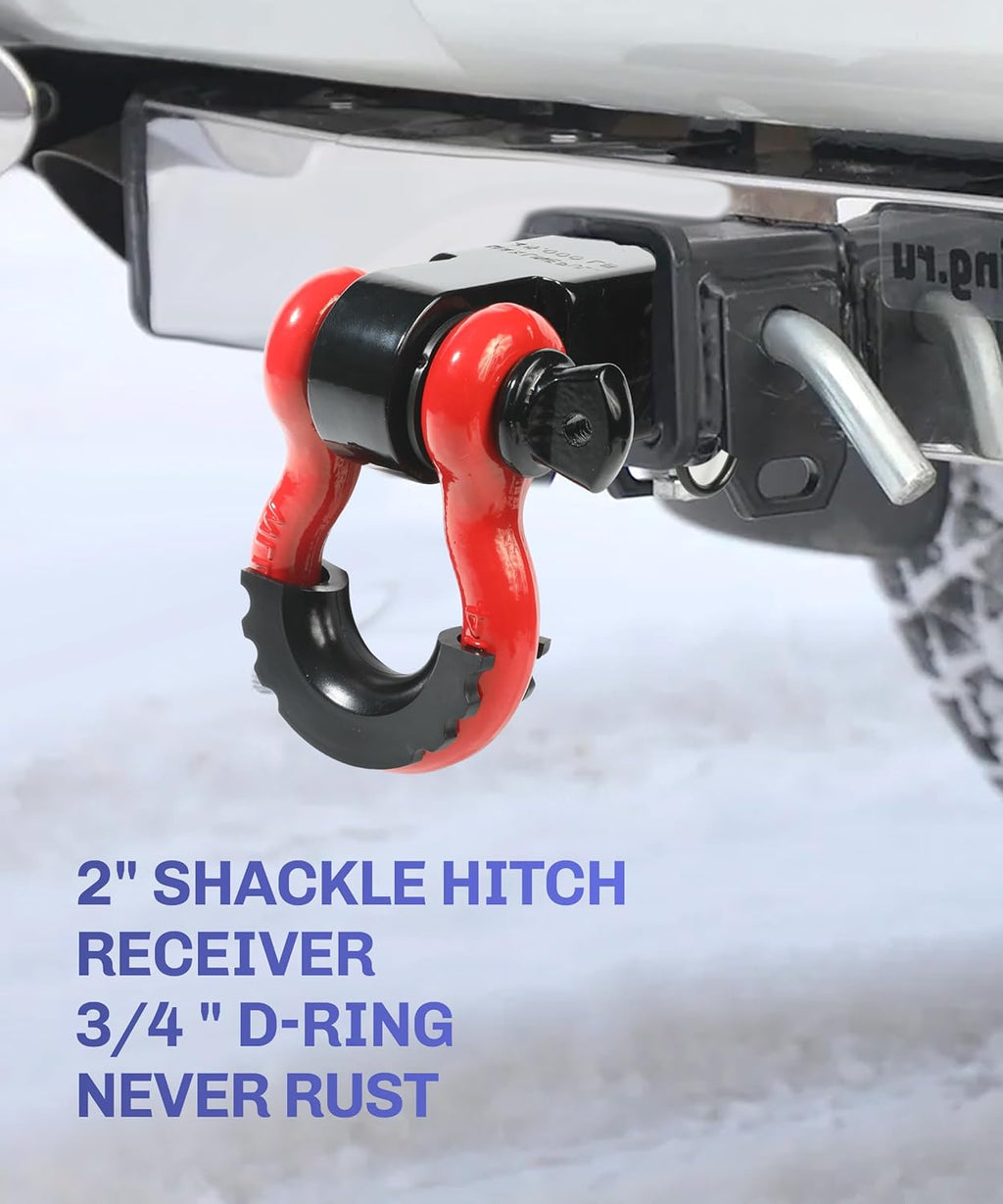 Tow Hitch Receiver 2" with Shackle and Screw Pin U144209