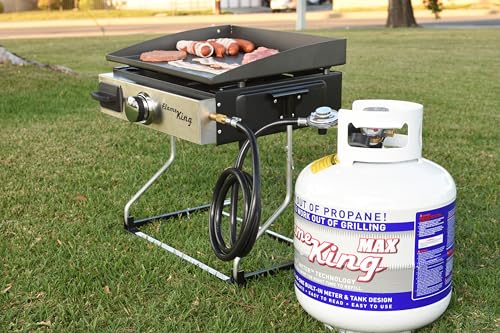 20LB Steel Propane Tank Cylinder with Built-in Gauge for Grills and BBQs Y6300
