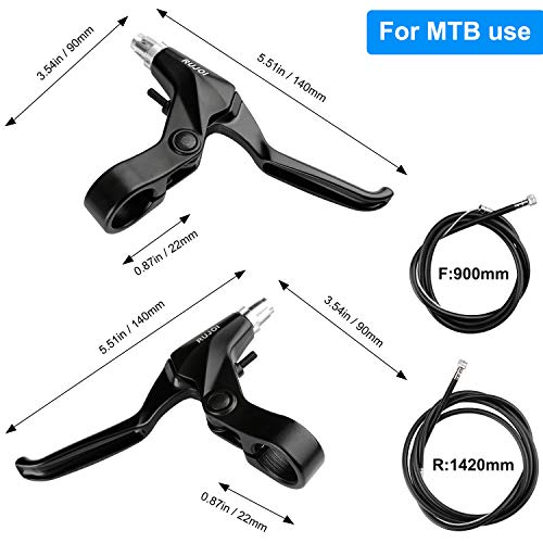 Bike Disc Brake Kit, Aluminum Caliper and Lever, 160mm Rotor B614