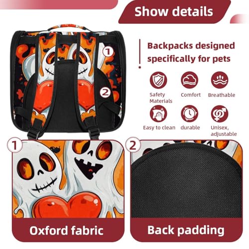 Halloween Pet Carrier Airline Approved for Small Medium Dogs Cats S688252