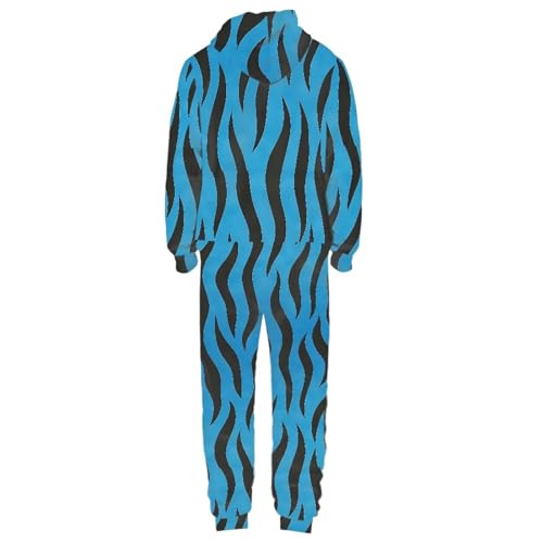 Adult Onesie Hooded One-Piece Pajama Zipper Jumpsuit for Men and Women I930
