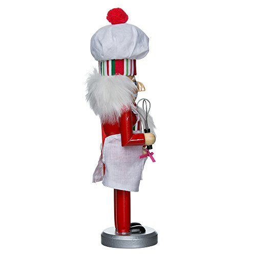 Red Baking Nutcracker Chef 10 inch Wood Tabletop Figurine P8320