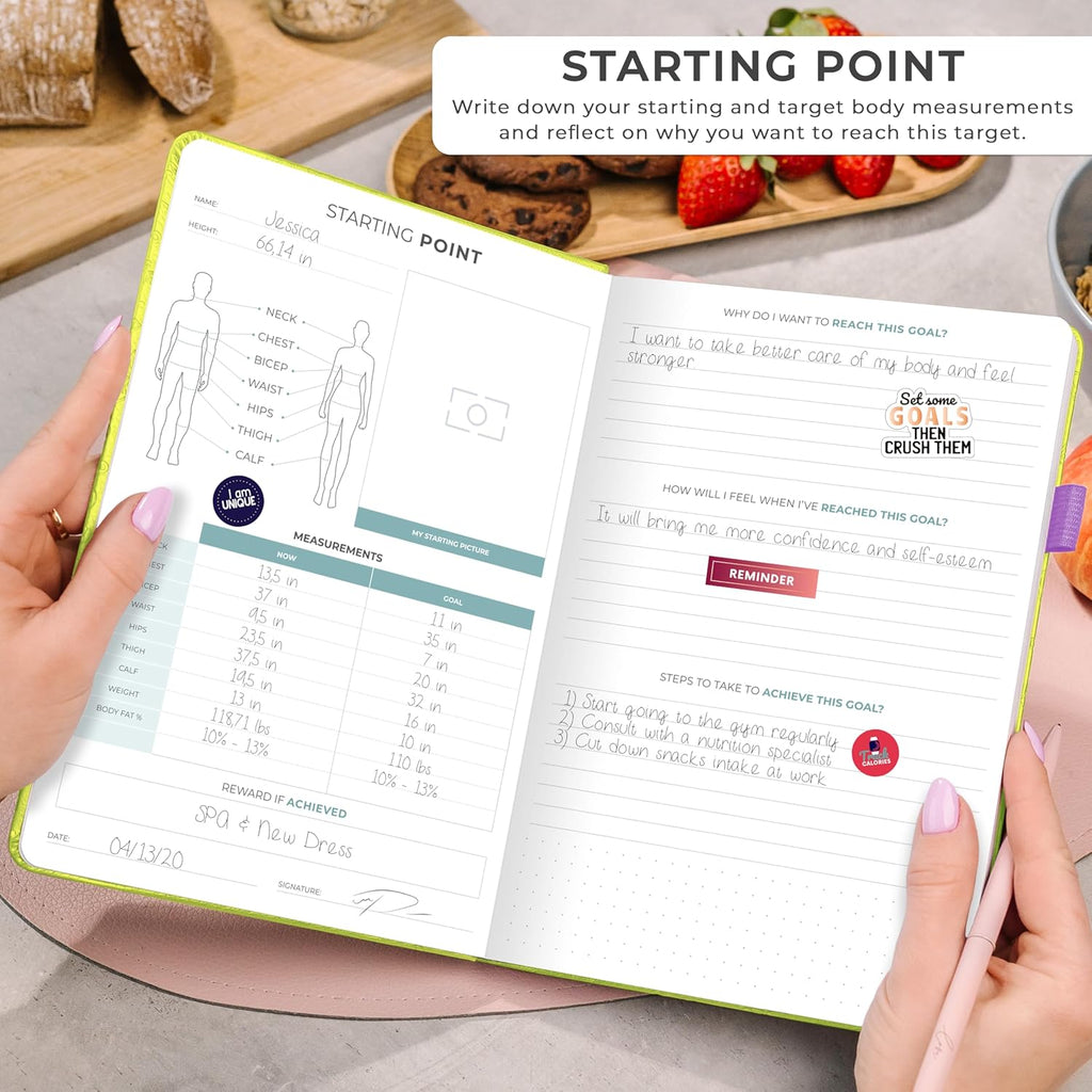 Weekly Meal Planner with Shopping and Grocery Lists, Undated A5 A31238
