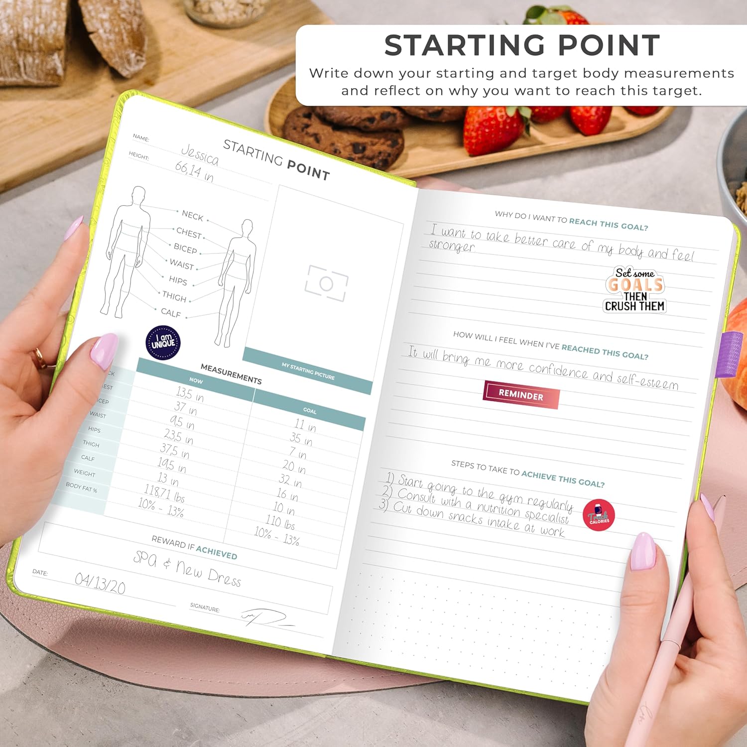Weekly Meal Planner with Shopping and Grocery Lists, Undated A5 A31238