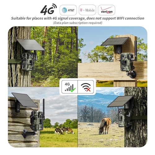 4G LTE Cellular Trail Camera with Live Streaming and Motion Activation J5433