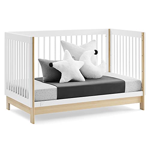 4-in-1 Convertible Crib, Bianca White/Natural A58351
