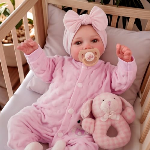 Reborn Baby Doll Sunny - 17 Inch Soft Vinyl Realistic Poseable Doll with Accessories L43468