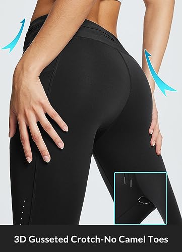 Women's Fleece Lined High Waisted Leggings with Pockets Q7219
